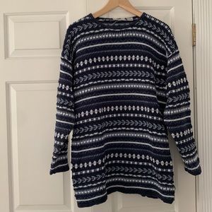 VTG 90s Y2K B.P. Knit sweater brass plumb Nordstrom Medium Small oversized